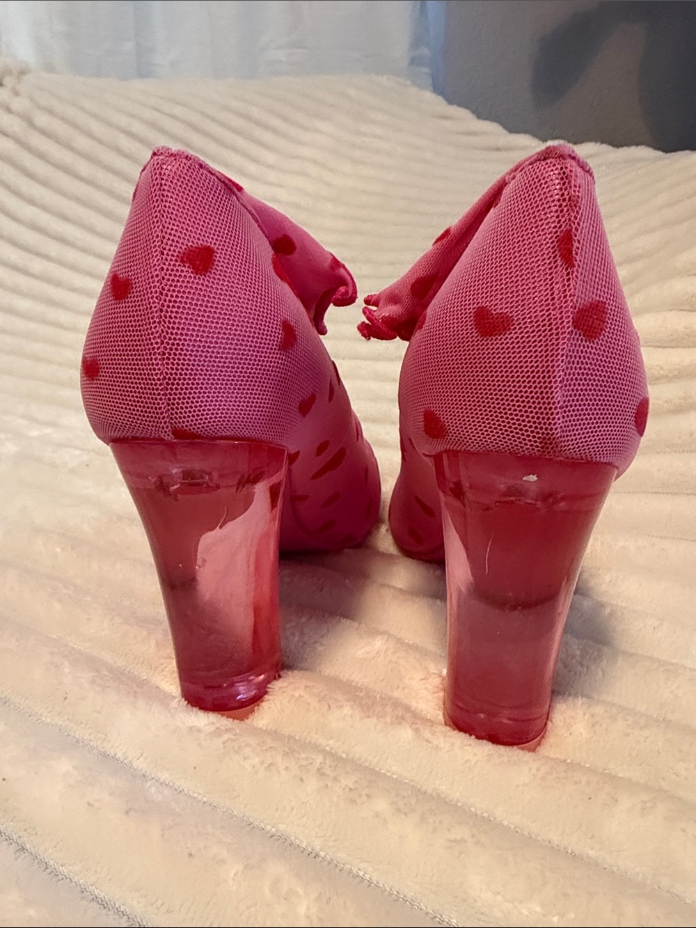 Sugar Thrillz CANDY FEELIN' LOVESICK MESH SOCK BOOTIES - Picture 4 of 7